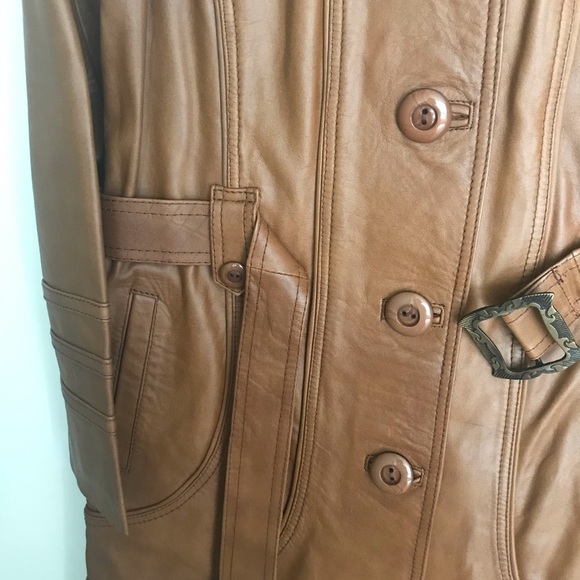 Brand new Leather coat Size M-L - Picture 5 of 10